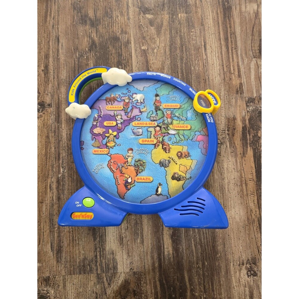 Fisher-Price Mattel Kids Around The World 2 Sided Lenticular See’nSay